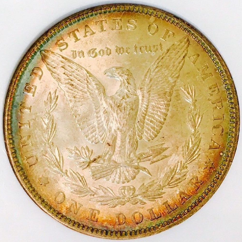1896-And-1885-Toned-Morgan-Silver-Dollars